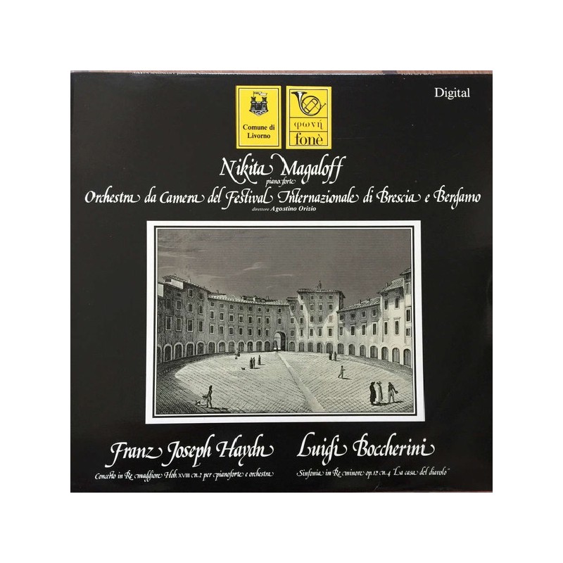 Haydn, Boccherini: Sinfonia In Re Minore Op.12 N.4 «La Casa Del Diavolo», Nikita Magaloff, LP, Foné 86F06-12