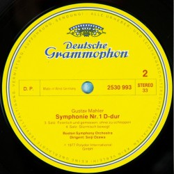 Gustav Mahler: Symphony No.1, Boston Symphony Orchestra, Seiji Ozawa, LP, Deutsche Grammophon 2530-993