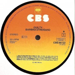 Streisand – Guilty, LP gatefold, CBS 86122