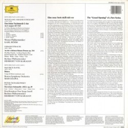 Mozart, J. Strauss, Ravel, Tchaikovsky: The Blue Danube / Bolero / "1812" Overture, Eine Kleine Nachtmusik, LP, DG 419153-1