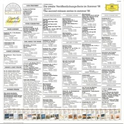 Mozart, J. Strauss, Ravel, Tchaikovsky: The Blue Danube / Bolero / "1812" Overture, Eine Kleine Nachtmusik, LP, DG 419153-1