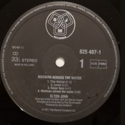 Elton John – Madman Across The Water, LP, DJM Records 825487-1