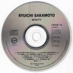 Ryuichi Sakamoto – Beauty, CD, Virgin CDVUS-14