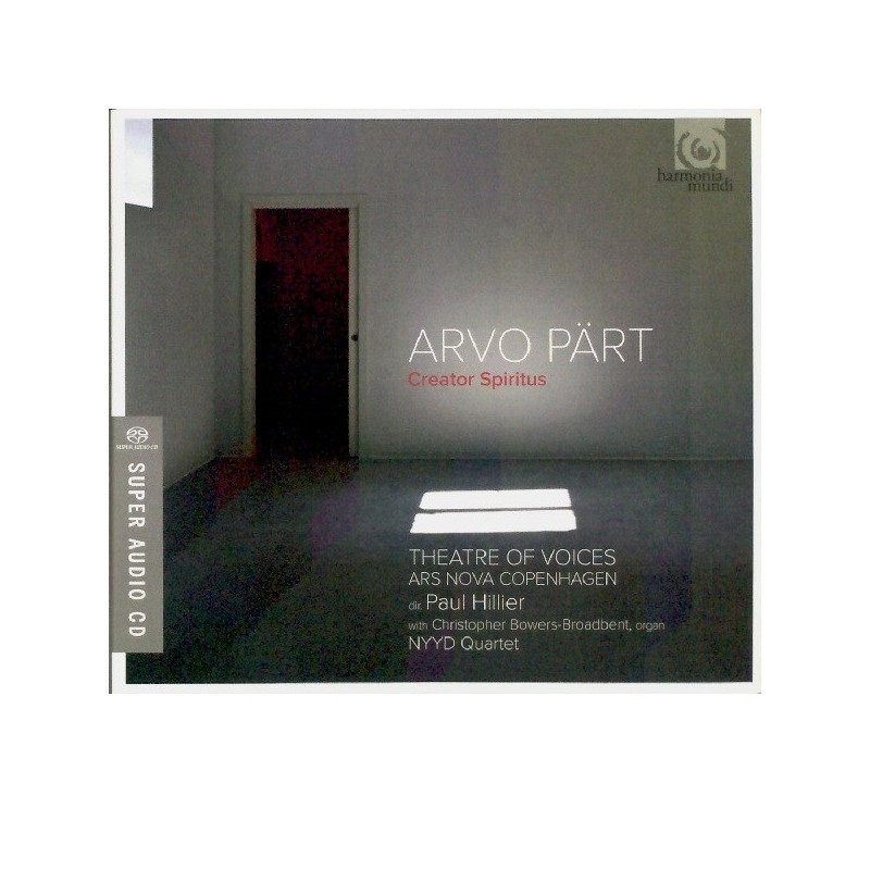 Arvo Pärt: Creator Spiritus - Theatre Of Voices, Ars Nova Copenhagen, CD, Harmonia Mundi HMU807553