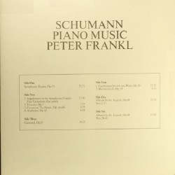 Schumann, Peter Frankl – Piano Works Vol. 1, 3x LP, Turnabout TV-37093-5S