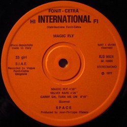 Space – Magic Fly, LP, Fonit Cetra ILS-9051