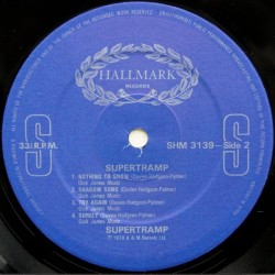 Supertramp – Supertramp, LP, Hallmark Records SHM-3139