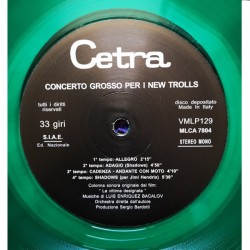 New Trolls – Concerto Grosso Per I New Trolls, LP 180g. Ltd Ed., Vinyl Magic VMLP129