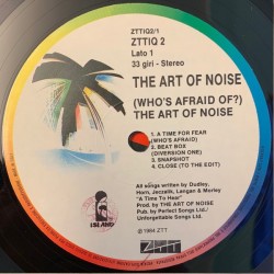 The Art Of Noise – (Who's Afraid Of?) The Art Of Noise!, LP, ZTT ZTTIQ-2