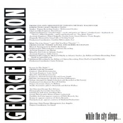 George Benson – While The City Sleeps..., LP, Warner Bros. 92-5475-1