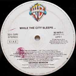 George Benson – While The City Sleeps..., LP, Warner Bros. 92-5475-1