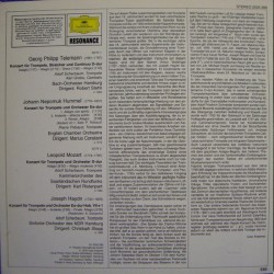 Telemann, Hummel, L. Mozart, Haydn: Virtuose Trompeten Konzerte, Scherbaum, Thibaud, LP, Deutsche Grammophon 2535-288