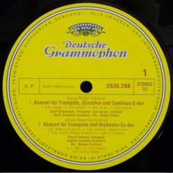 Telemann, Hummel, L. Mozart, Haydn: Virtuose Trompeten Konzerte, Scherbaum, Thibaud, LP, Deutsche Grammophon 2535-288