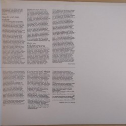 Haydn: Klavierkonzerte In D Und G, Arturo Benedetti Michelangeli, Zürcher Kammerorchester, Edmond De Stoutz, LP, EMI 1C065-02614