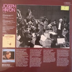 Haydn: Klavierkonzerte In D Und G, Arturo Benedetti Michelangeli, Zürcher Kammerorchester, Edmond De Stoutz, LP, EMI 1C065-02614