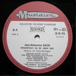 Johann Sebastian Bach, Antonio Vivaldi: Magnificat - Gloria, Pro-Musica, Reinhardt, Couraud, LP, Musidisc 30-RC-876