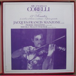 Arcangelo Corelli: 12 Sonates À Violon Et Basse Continue - Opéra Quinta, Manzone, Degenne, Pillet-Wiener, 3x LP, Decca 7602/04