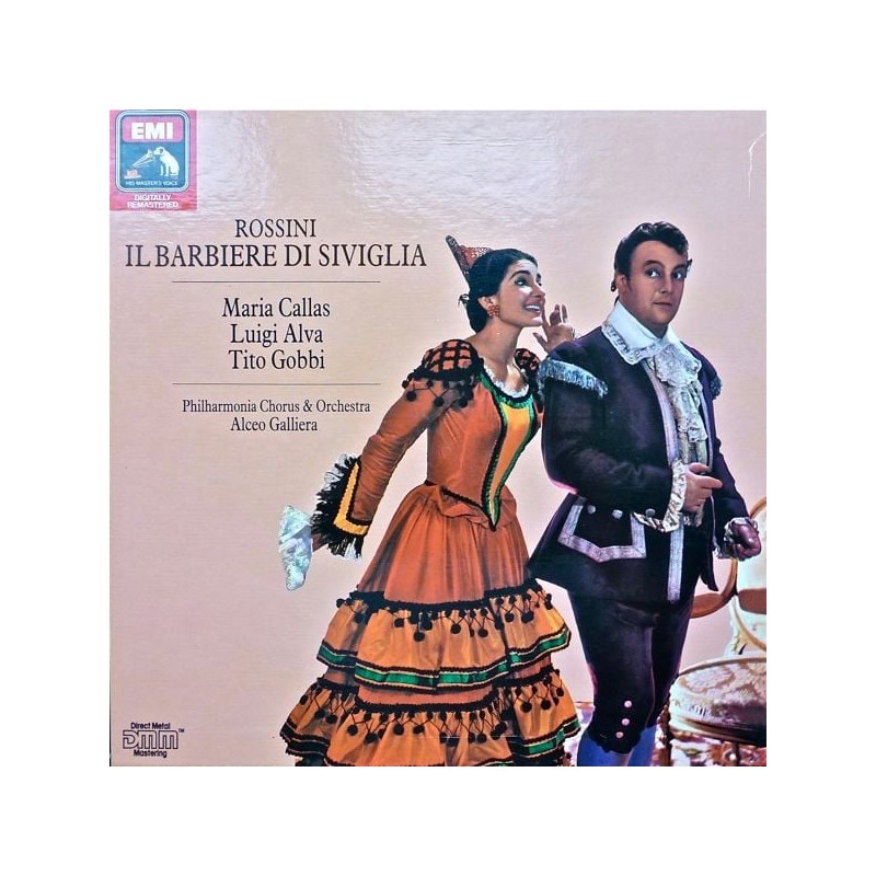 Rossini: Il Barbiere Di Siviglia, Maria Callas, Luigi Alva, Tito Gobbi, 2x LP, EMI 29-10933