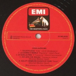 Jussi Björling: Zingt Aria's Van Verdi, Gounod, Mascagni, Giordano, Puccini, LP, EMI 5C-045-00191M