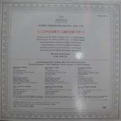 Georg Friedrich Händel: 6 Concerti Grossi Op. 3, Münchener Bach-Orchester, Karl Richter, LP, Archiv 2533-116