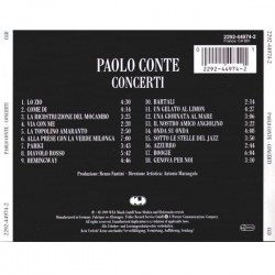 Paolo Conte – Concerti, CD, CGD 022924497421