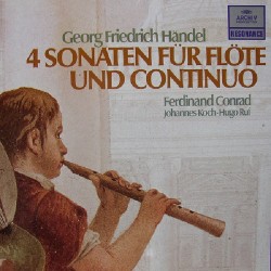 Händel: 4 Sonaten Für Flöte...