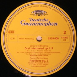 Beethoven, Schubert, Brahms, Schumann, Mozart: Für Elise, Kempff, Gilels,  Demus, Francesch, LP, DG 2535-608