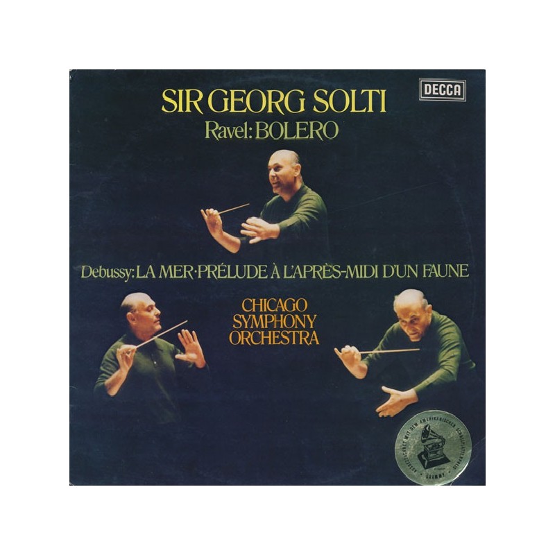 Ravel / Debussy: Bolero / La Mer-Prélude À L'Après-Midi D'Un Faune, Chicago Symphony Orchestra, Solti, LP, Decca 6.42200-AS