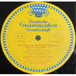 Wagner: Der Fliegende Holländer, Kupper, Windgassen, Ferenc Fricsay, LP mono, Deutsche Grammophon LPEM-19122