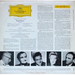 Wagner: Tannhäuser, Rysanek, Windgassen, Waechter, Greindl, Ferdinand Leitner, LP mono, Deutsche Grammophon LPEM-19069