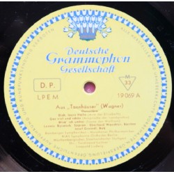 Wagner: Tannhäuser, Rysanek, Windgassen, Waechter, Greindl, Ferdinand Leitner, LP mono, Deutsche Grammophon LPEM-19069