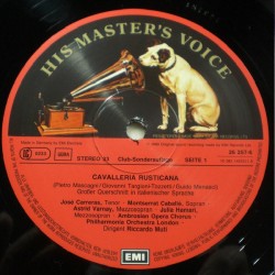Mascagni/Leoncavallo: Cavalleria Rusticana/Der Bajazzo, Scotto, Caballé, Ambrosian Opera Chorus, Riccardo Muti, EMI 26257-6