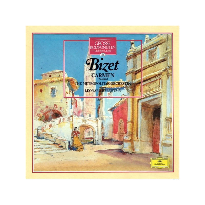 Bizet: Carmen, The Metropolitan Orchestra, Leonard Bernstein, LP, Deutsche Grammophon 412837-1
