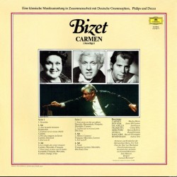 Bizet: Carmen, The Metropolitan Orchestra, Leonard Bernstein, LP, Deutsche Grammophon 412837-1