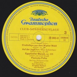 Herbert von Karajan, Berliner Philharmoniker, Meisterkonzert mit den Berliner Philharmonikern, 2x LP, DG 29862-0