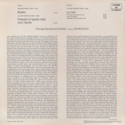 Ravel / Debussy: Bolero / La Mer-Prélude À L'Après-Midi D'Un Faune, Chicago Symphony Orchestra, Solti, LP, Decca 6.42200-AS