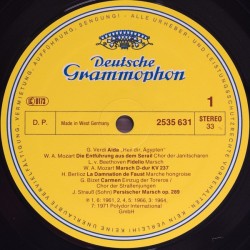 Triumphmarsch: Karajan, Jochum, Fricsay, Beliebte Märsche Und Grosse Chöre, LP, Deutsche Grammophon 2535-631