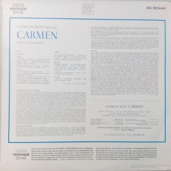 Bizet: Carmen (Arie), Orch. de La Suisse Romande, Schippers, Resnik, Del Monaco, Krause, Sutherland, LP, Decca SXL-20544-B