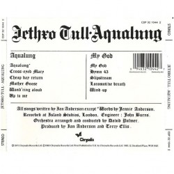 Jethro Tull – Aqualung, CD, Chrysalis CDP-3210442