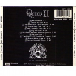 Queen – Queen II, CD, EMI UK-CD-FA-3099
