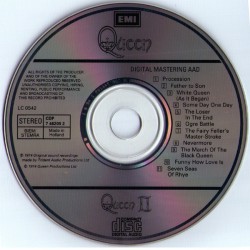 Queen – Queen II, CD, EMI UK-CD-FA-3099