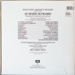 Mozart: Le Nozze Di Figaro,  Allen, Price,  Battle, Wiener Philharmoniker, Muti, 3x LP, EMI 27-0576-3