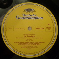 Giuseppe Verdi: La Traviata, Scotto, Raimondi, Bastianini, Coro e Orch. Teatro Alla Scala, Antonino Votto, 2x LP, DG 415-392-1