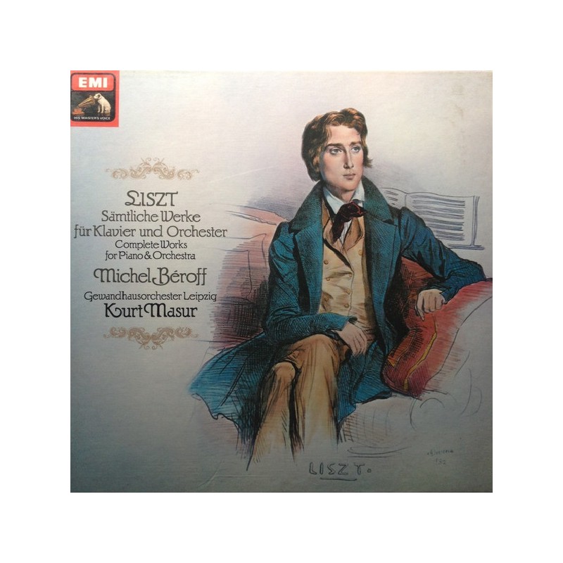 Franz Liszt – Sämtliche Werke Für Klavier Und Orchester, 3x LP, EMI 1C-157-03866/68