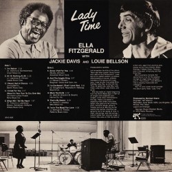 Ella Fitzgerald with Jackie Davis and Louie Bellson – Lady Time, LP, Pablo 2310-825