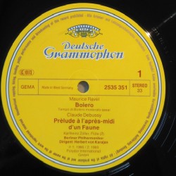 Ravel, Debussy: Bolero/La Mer, Prèlude à l'après-midi d'un Faune, Berliner Philharmoniker, Karajan, LP, DG 2535-351
