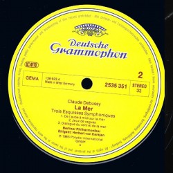 Ravel, Debussy: Bolero/La Mer, Prèlude à l'après-midi d'un Faune, Berliner Philharmoniker, Karajan, LP, DG 2535-351
