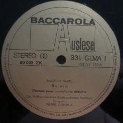 Debussy, Ravel, Prokofiev: Prélude à l'Après-Midi d'un Faune, Bolero, Suite "L'Amour des Trois Oranges", LP, Baccarola 80050-ZK