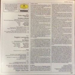 Leoncavallo/Mascagni: Der Bajazzo/Cavalleria Rusticana, Davy, Schlemm, Kónya, Janos Kulka, LP, DG 2535-373