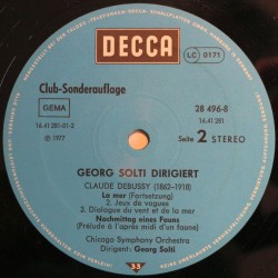Maurice Ravel, Claude Debussy, Chicago Symphony Orchestra – Georg Solti, LP, Decca 28496-8